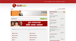 Desktop Screenshot of getsalondeals.com
